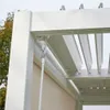 Pergola bioclimatica 3x4m in alluminio e acciaio, lamelle Anteprima dell’immagine prodotto 5