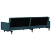 The Living Store Schlafsofa 2-Sitzer Blau Samt Produktbild-Vorschau 9