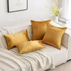 Kissenbezüge Samt 40x40 cm Champagner Golden 2er Set Produktbild-Vorschau 6