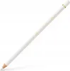 A single white colored pencil with gold accents is shown against a white background. Náhled obrázku produktu