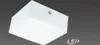 A square white LED ceiling light is shown against a gray background. Produktbild-Vorschau