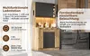 Armadio alto 180x100x40, con illuminazione a LED, presa di Anteprima dell’immagine prodotto 18