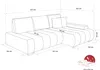 IDOHOME-Polsterecksofa NIKO mit Schlaffunktion und Produktbild-Vorschau 6