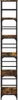 vidaXL Bücherregal Räuchereiche 50x33x188,5 cm Produktbild-Vorschau 5