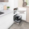 bremermann Panier coulissant pour armoire, lot de 2, 50 cm, Voir les images du produit 2