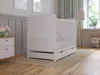 Babybett Beistellbett 120x60 cm mit Schublade & Matratze - Produktbild-Vorschau 4