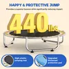 FUNTOK detská trampolína 140 cm s hojdačkou, sadou kruhov, Náhľad obrázku produktu 5