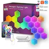 RGBIC Hexagon Wandlampe 10er Set, LED Gaming Wandlicht mit Produktbild-Vorschau 1
