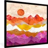 MuchoWow® Gerahmtes Poster Lesbisch - Gold - Marmor 40x40 Produktbild-Vorschau 1