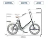 Onesport 20 Zoll Elektrofahrrad Pedelec,E-Klapprad Produktbild-Vorschau 2