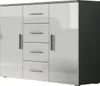 Furniture24 Kommode Uni - SOHO Sideboard mit 4 Schubladen, Produktbild-Vorschau 1