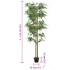 vidaXL Bambou artificiel 988 feuilles 150 cm vert Voir les images du produit 3