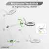 Lumeno LED Lupenleuchte Serie 851X mit 152mm Echtglaslinse, Produktbild-Vorschau 4