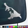 PantherPixel Usedom Aufkleber Insel Umriss Kontur Nordsee Produktbild-Vorschau 1