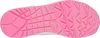 The image shows the sole of a pink and white sneaker. Voir les images du produit