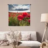 MuchoWow® Wandteppich Wandbehang Mohnblumen vor einem Produktbild-Vorschau 5