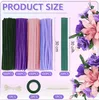 Tulpe Blumenstrau? Pfeifenreiniger Set, 400 Stš¹ck Produktbild-Vorschau 3