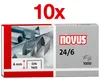 Novus Heftklammern 24/6 DIN SUPER für Büroheftgeräte, Produktbild-Vorschau 10