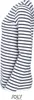 SOL´S Women´s Long Sleeve Striped T-Shirt Marine Produktbild-Vorschau 3