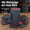 Mobiler Werkzeugkoffer Rolle, rollbarer Organizer mit 25 Produktbild-Vorschau 2