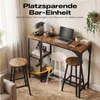 HOKEEPER Bartisch mit Barhocker-Set für 2 Personen, Produktbild-Vorschau 5