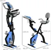 Rower treningowy HOMCOM X-Bike 2 w 1 z wyświetlaczem LCD, Podgląd zdjęcia produktu 3