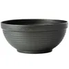 A dark gray, ribbed plant pot shown from the side against a white background. Produktbild-Vorschau