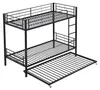 Letto a castello 90 x 200 cm con letto estraibile 90 x 190 Anteprima dell’immagine prodotto 17