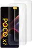 A smartphone screen protector is shown, with the phone it is designed for in the background. Náhľad obrázku produktu