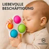 Montessori Baby Spielzeug Greifbrett Rassel Puzzle Motorik Produktbild-Vorschau 4