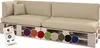 sunnypillow Palettenkissen Outdoor, wasserdicht, Produktbild-Vorschau 1