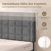 VASAGLE Doppelbett Bettgestell mit Verstellbarem Produktbild-Vorschau 5