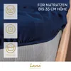 Lavea® 2er Set Spannbettlaken 200x220 cm aus Mikrofaser, Produktbild-Vorschau 3