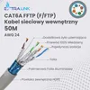 Extralink CAT6A F/FTP Kabel Sieciowy LAN 50 m 10 Gb/s Miedź Podgląd zdjęcia produktu 5