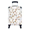 MuchoWow® Koffer Handgepäck Trolley Rollkoffer Kleine Produktbild-Vorschau 1