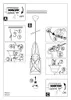 Diagrams illustrating the installation of a pendant light fixture. Produktbild-Vorschau