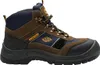 A side view of a brown and blue Dockers safety boot. Produktbild-Vorschau