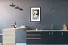 MuchoWow® MuchoWow® Gerahmtes Poster Junger Affe schaut in Produktbild-Vorschau 2
