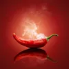 Glasbild 50x50cm Wandbild aus Glas Küche Chili Peperoni Produktbild-Vorschau 1