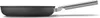 A side view of a black frying pan with a silver handle against a white background. Produktbild-Vorschau