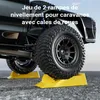 Wiltec Cales de niveau en lot de 2 avec butoir, 3 niveaux Voir les images du produit 2