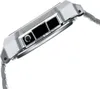 Side view of a silver digital watch with black accents. Produktbild-Vorschau