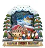 Kaladia Schwibbogen aus Holz - 3D Weihnachtslandschaft und Produktbild-Vorschau 1