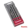 A set of Makita drill bits in a clear plastic case with a red base. Náhľad obrázku produktu