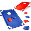 Two cornhole boards and several beanbags are displayed against a white background. Podgląd zdjęcia produktu