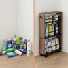 Regał wnękowy Relaxdays, wymiary: 80 x 15 x 45 cm, wąski Podgląd zdjęcia produktu 3