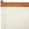 Gartenstühle 4 Stk. Klappbar Cremeweiß Stoff und Massivholz Produktbild-Vorschau 10