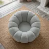 MENZZO Fauteuil tournant design coquillage Arielina Tissu Voir les images du produit 6