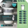 The image shows the packaging of a Tommee Tippee Twist and Click Advanced Nappy Disposal System, including the bin and refill cartridges. Produktbild-Vorschau