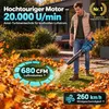 Akku Laubbläser, Akku laubsauger mit 2 x 5,2 Ah Akkus und Produktbild-Vorschau 2